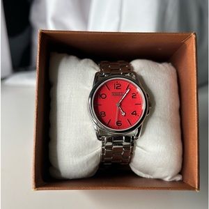 Coach Women’s Silver Watch Worn 1x